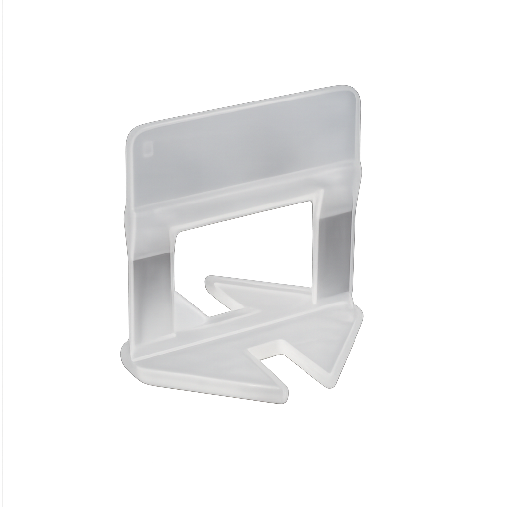 Clear plastic Streamline Essentials tile leveling clip